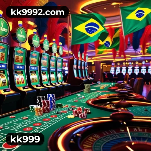 Catálogo de 2.547 jogos da kk999 incluindo Pragmatic Play e Evolution Gaming